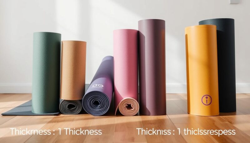 yoga mat thickness